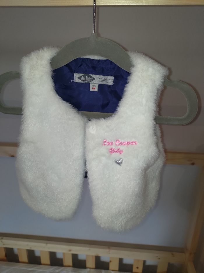 Gilet fausse fourrure