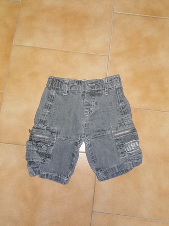 Short gris écriture 12mois