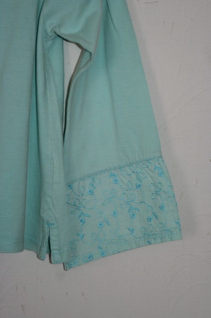 Tee shirt vert d'eau Kiabi - photo numéro 2