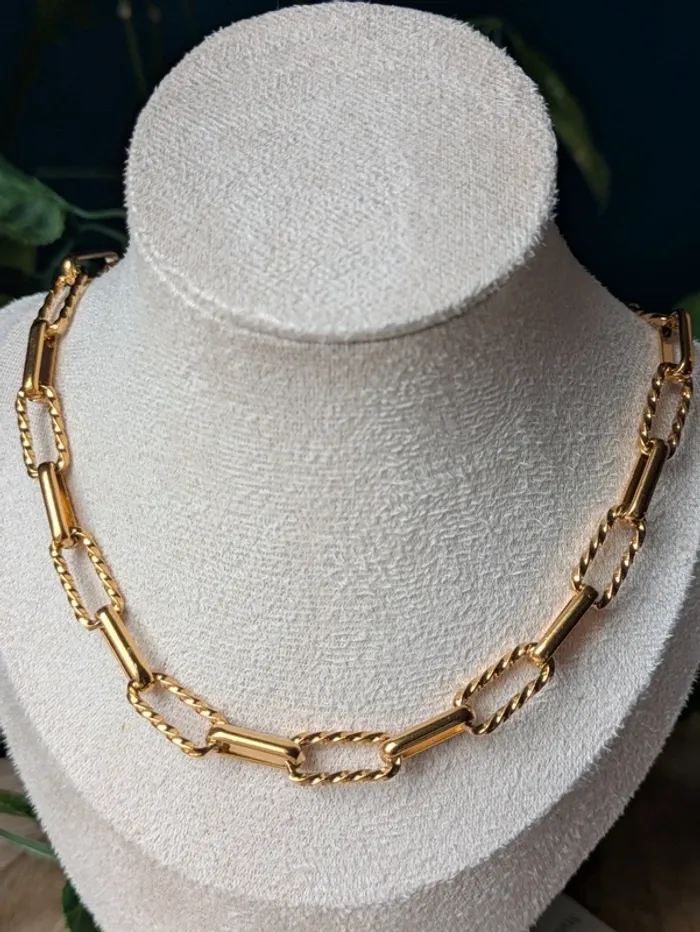 Collier acier inoxydable tendance - photo numéro 2