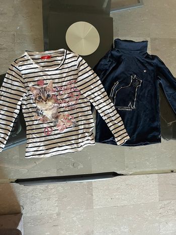 Lot tee shirt et sous Pull Okaidi