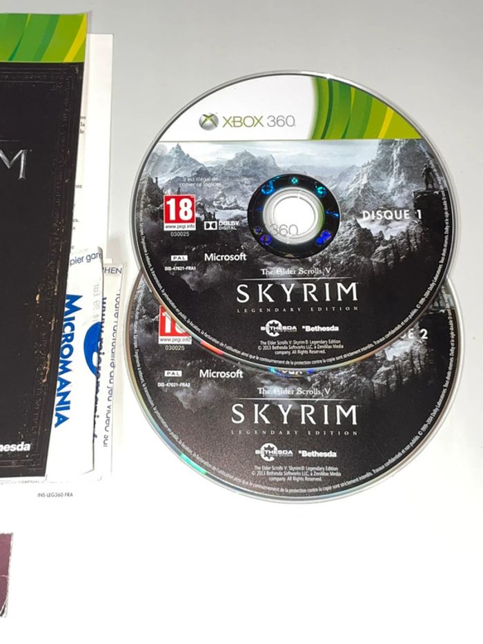 Jeu The Elder Scrolls V: Skyrim - Version Standard Pour Xbox 360, En Bon état