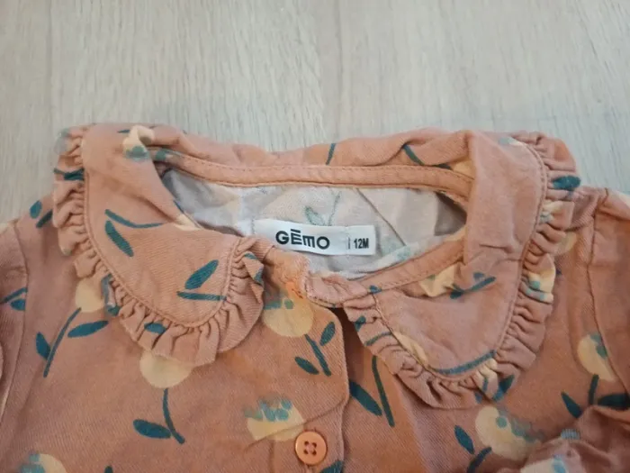 Blouse gémo tulipes - photo numéro 3