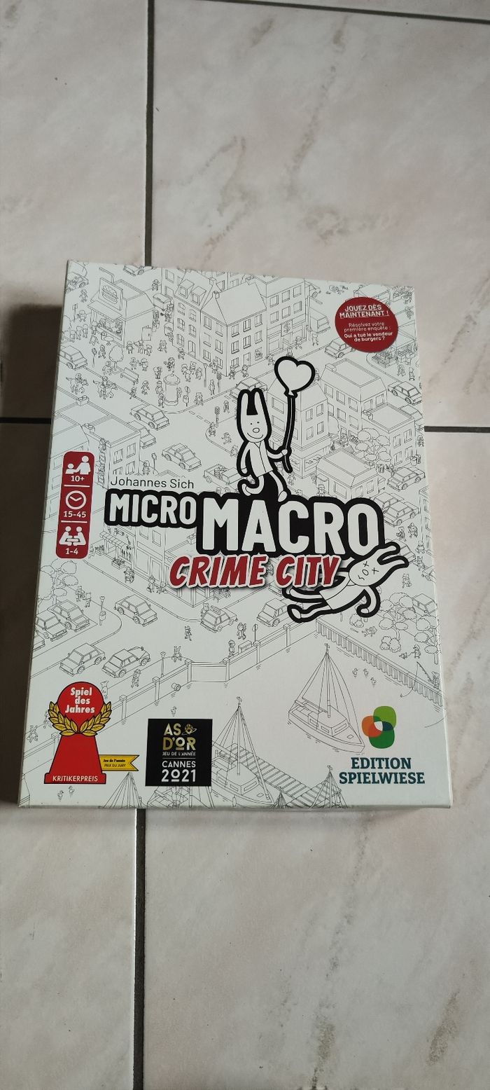 Jeu Micro Macro  crime city