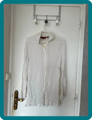 Chemise longue crème