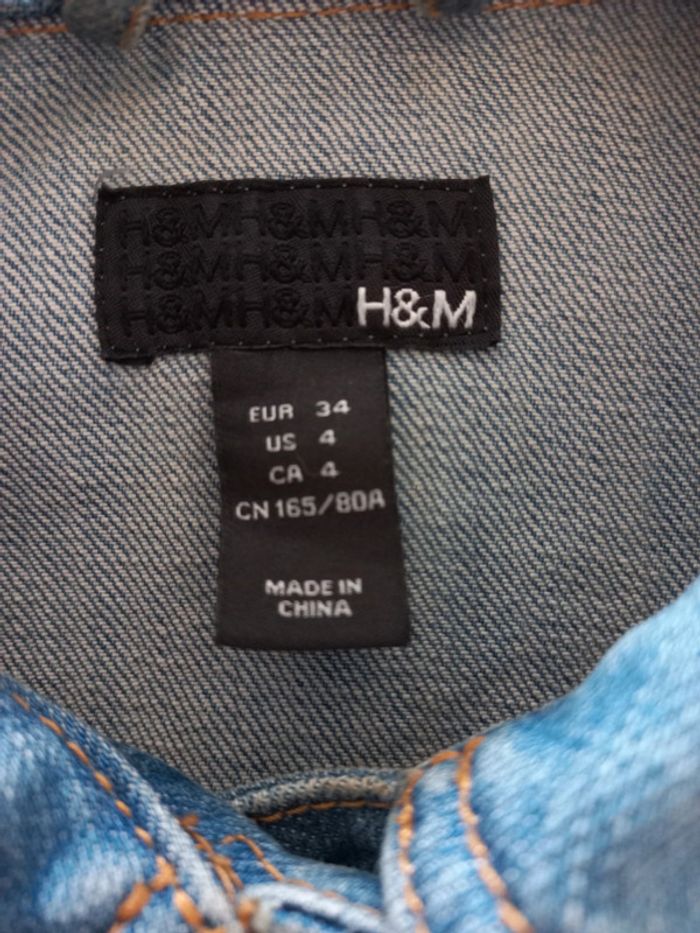 Veste en jean H&M - photo numéro 4