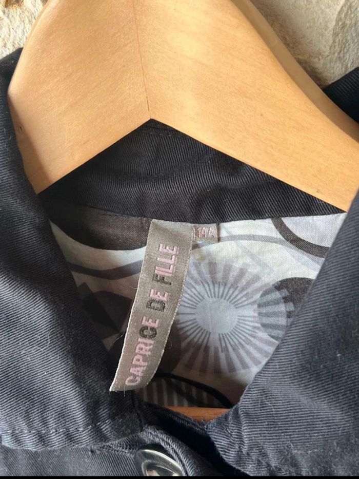 Veste de printemps - 100% coton- Fille 14 ans (XS)- Caprice de Fille - photo numéro 3