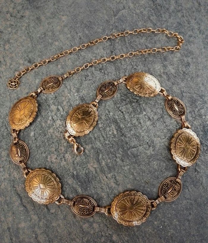 A42 ceinture chaîne de corps doré or tendance réglable - photo numéro 2