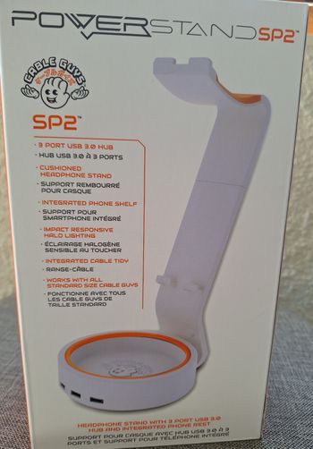 Support pour casque et téléphone powerstand sp2