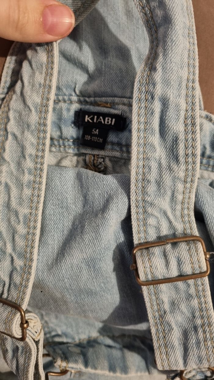 Salopette short jean - photo numéro 2