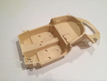 Intérieur crème pièce détachée miniature Burago Mercedes 300 SL 1954 1/18 1/18e #A1