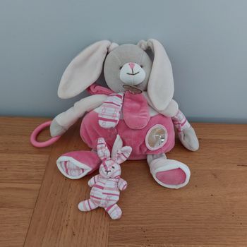 Doudou peluche lapin - Doudou & Compagnie