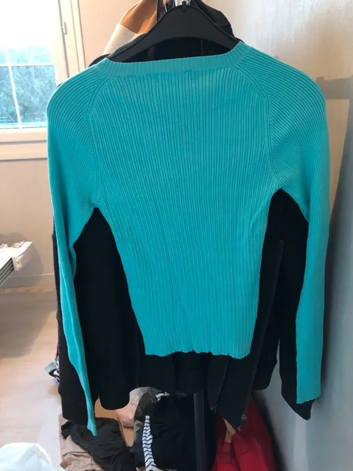 Pull bleu - photo numéro 2
