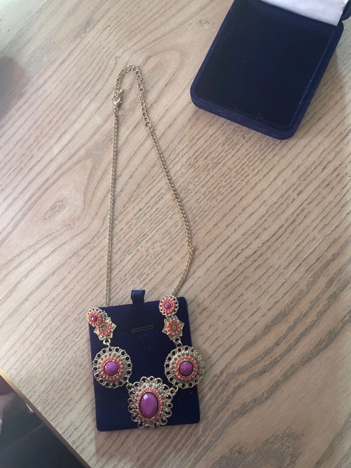 Parure collier et boucle d’oreille - photo numéro 3