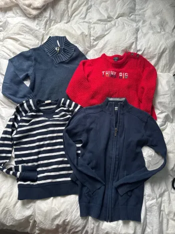 Lot pull et gilet 8 ans garçon