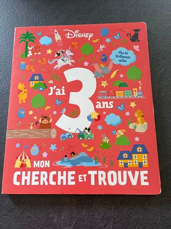 Mon cherche et trouve j’ai 3 ans Disney 