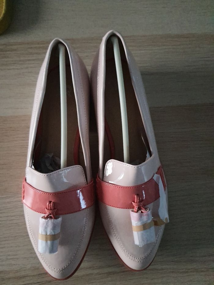 Mocassins roses vernies la redoute