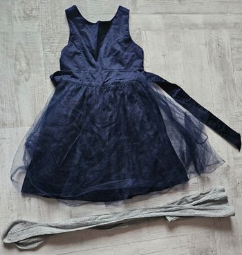 Robe de fêtes et collant vertbaudet 9 ans fille