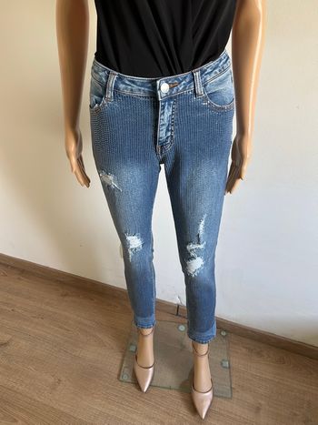 Jean bleu avec sequins Morgan taille 34 jamais porté 