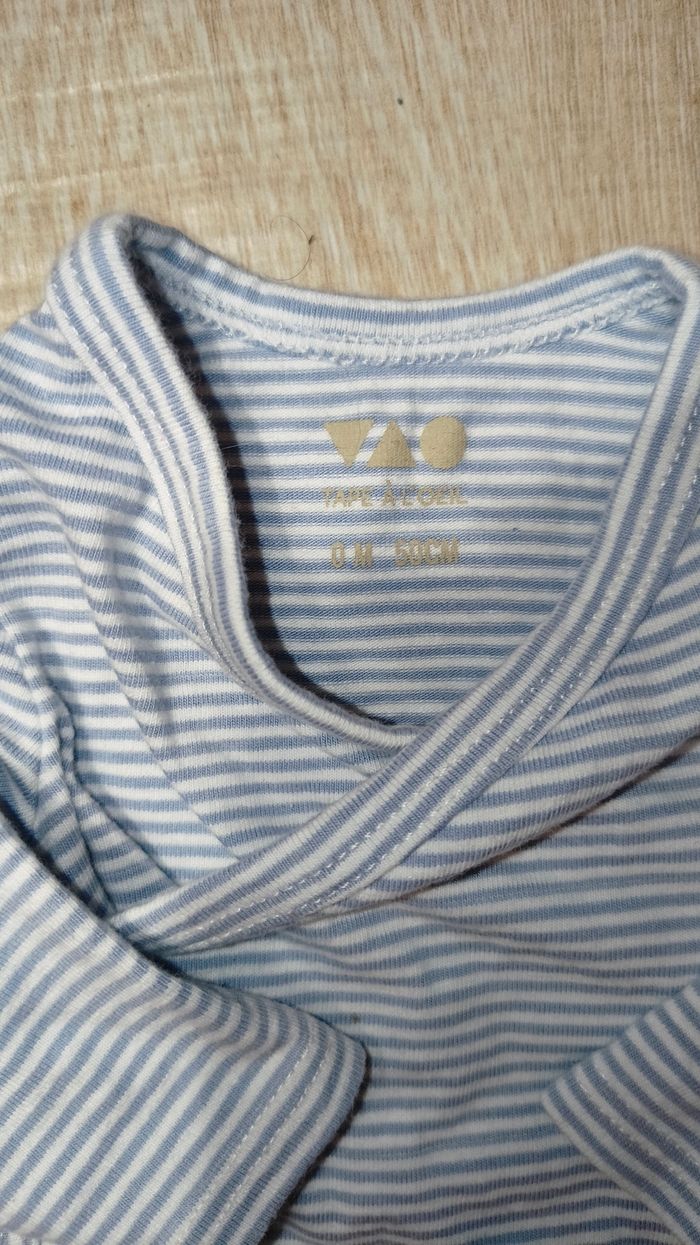 Lot de bodies bébé  taille 0 - 1 mois - photo numéro 2