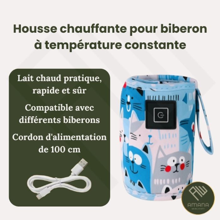 Chauffe Biberon Nomade USB 3 Modes de Chauffe, Léger & Compact Bébé Enfant - photo numéro 5