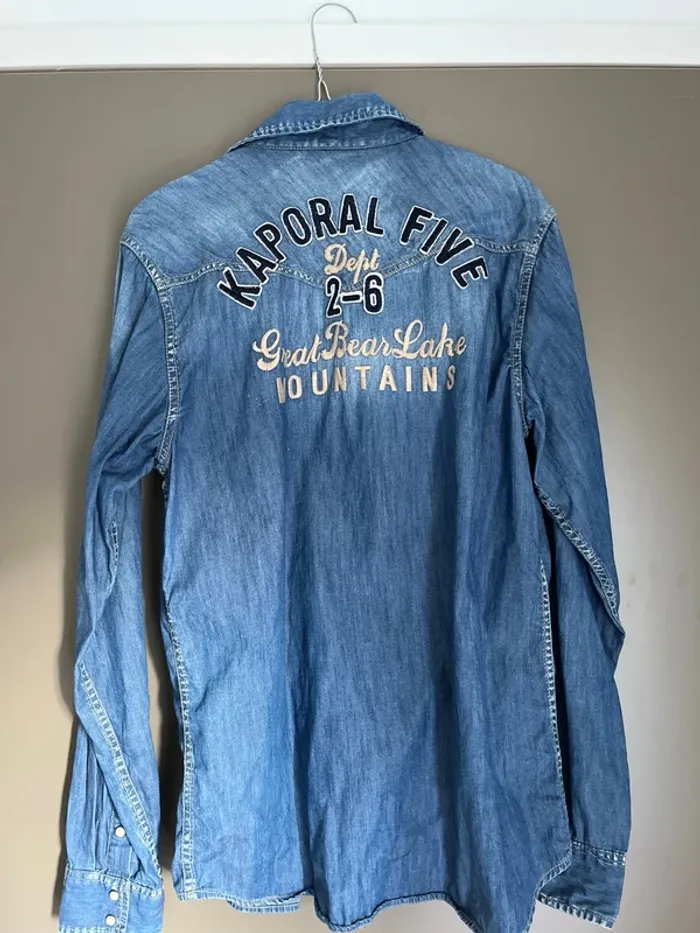 Chemise homme jean bleu L Kaporal - photo numéro 6