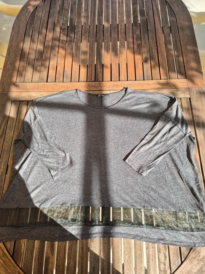 Top gris Taille unique ~42 - photo numéro 3