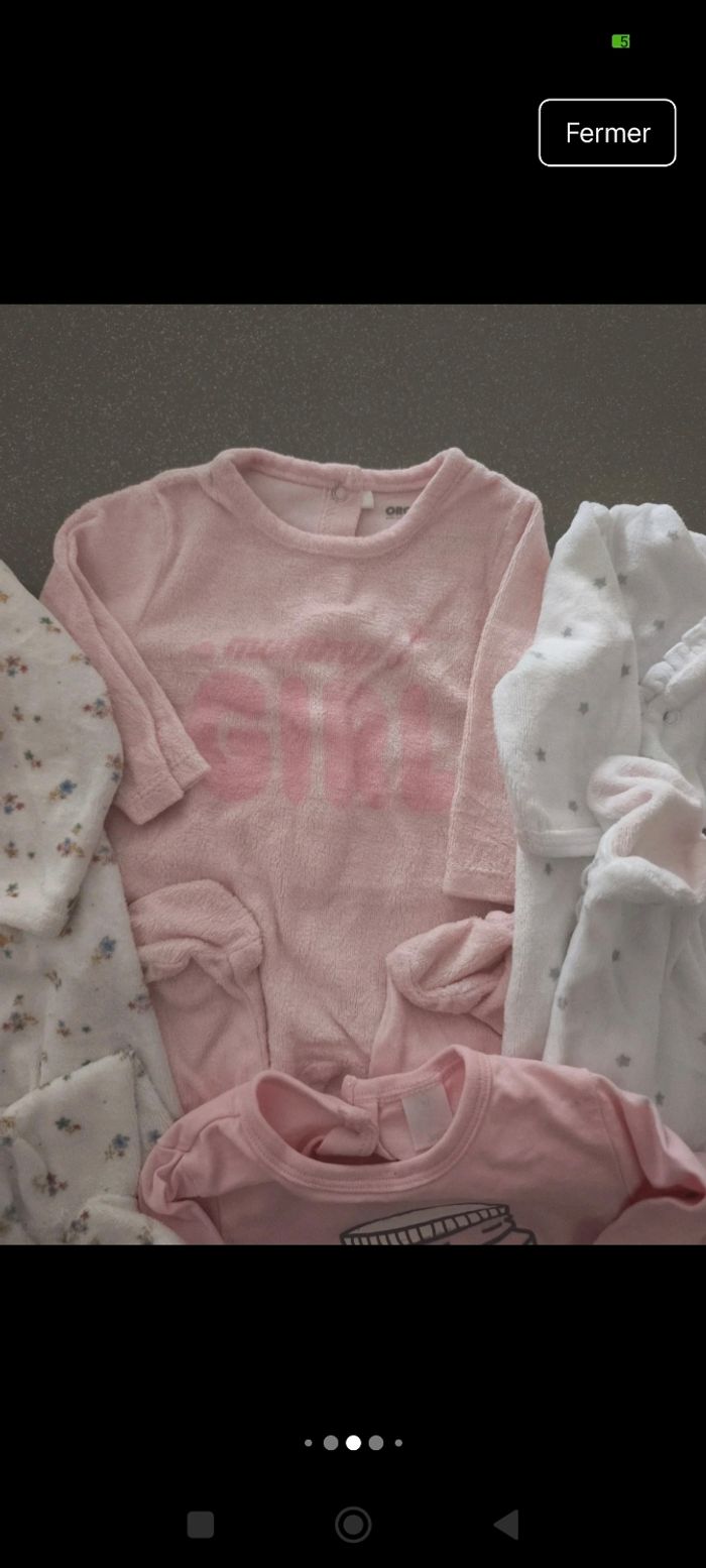 Lot pyjamas 3 mois - photo numéro 4
