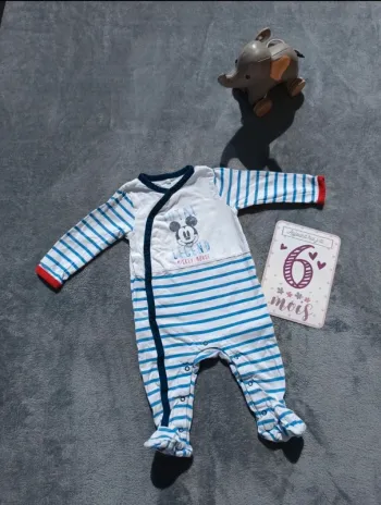 Pyjama été Mickey Disney taille 6 mois