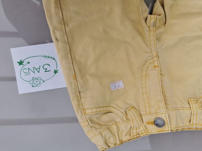 Short jean jaune TAO 3 ans - photo numéro 2