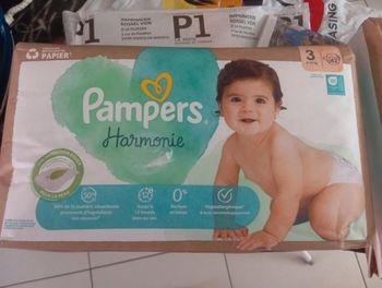 Pampers couches 3 harmonie