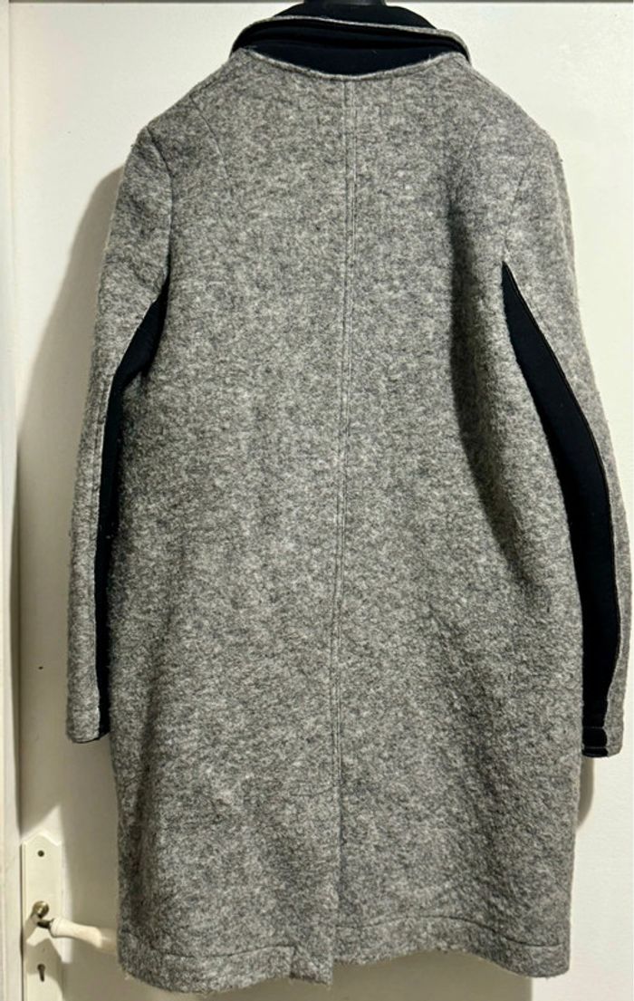 Manteau chaud Gertrude et Gaston gris noir taille 2 - photo numéro 8