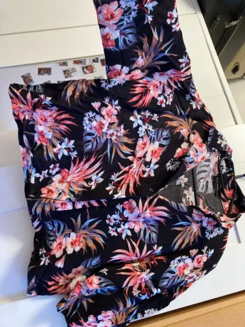 chemise courte et oversize
