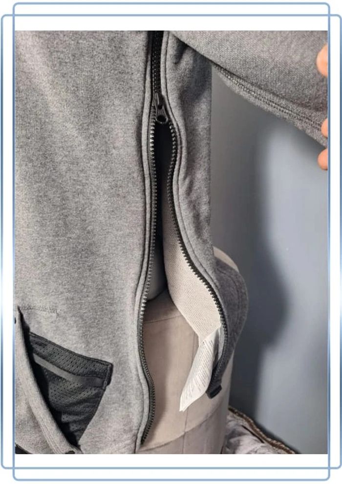 Sweat a col rond / Crewneck nike gris homme / floqué taille S - photo numéro 6