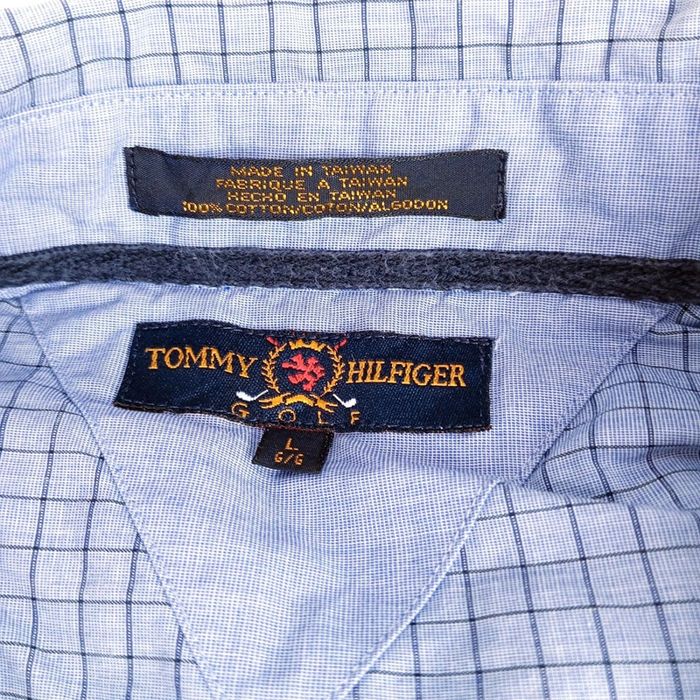 Chemise Pour Homme Tommy Hilfiger Couleur Bleu a Manches Longues Taille L - photo numéro 6