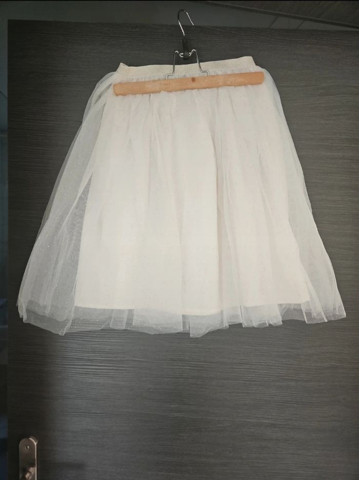 Jupe mi longue tulle à paillettes - photo numéro 2