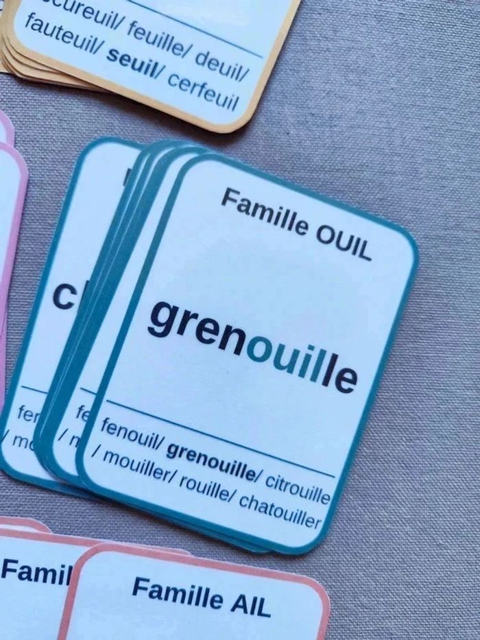 Jeu des 7 familles des sons complexes Montessori - photo numéro 7