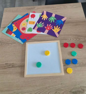 Jeu des couleurs aimanté Montessori 