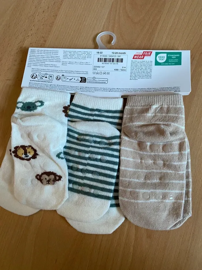 Baby sneakers anti dérapantes DopoDopo Taille 18-22 (12-24 mois) - photo numéro 2