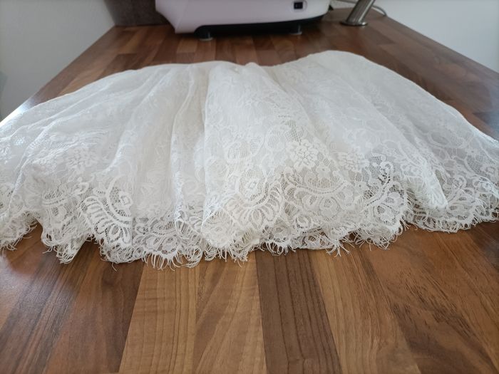 Magnifique jupe blanche dentelle 38 Naf Naf - photo numéro 5