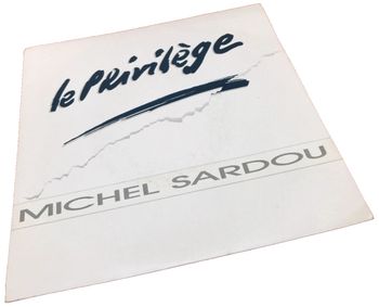 Vinyle 45 tours    Michel Sardou    Le Privilège    (1980)   trema 450518    