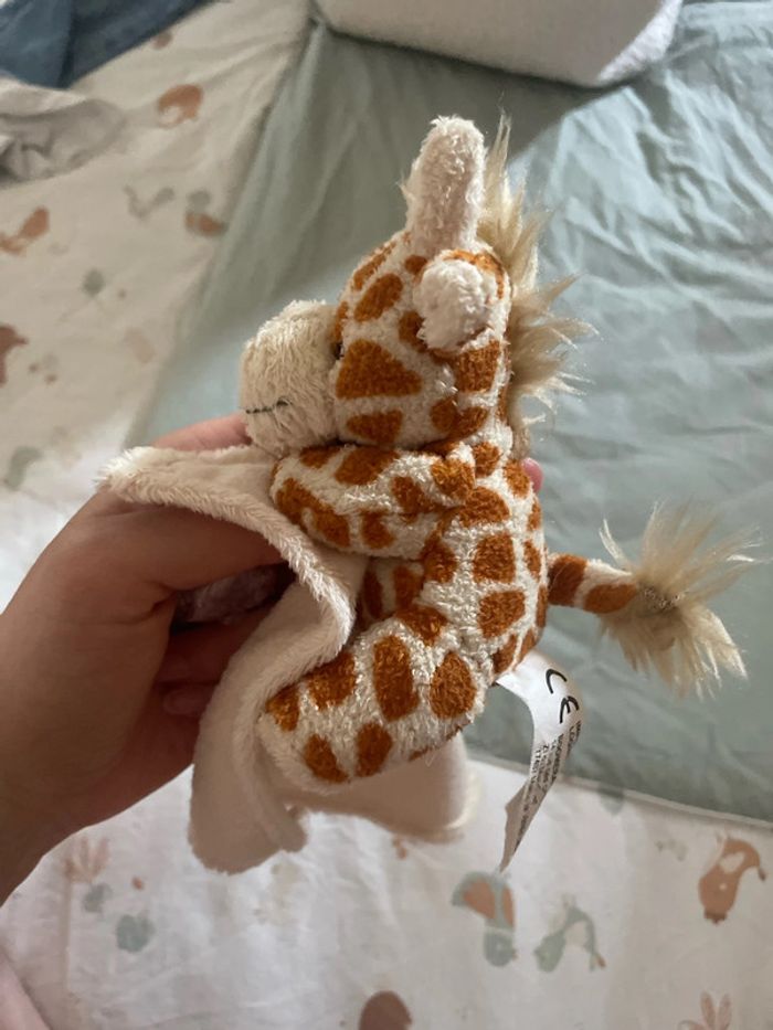 Doudou mouchoir girafe - photo numéro 4