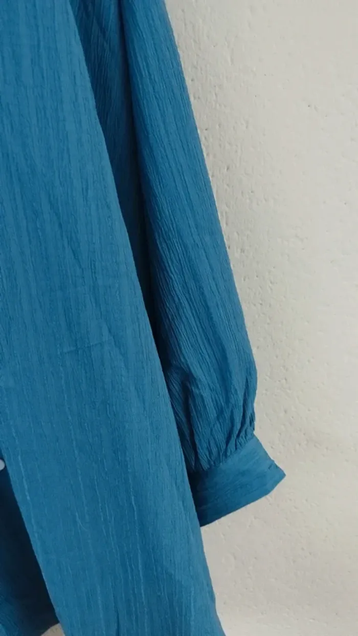 Chemisier bleu - Emery Rose - taille 54 - photo numéro 4