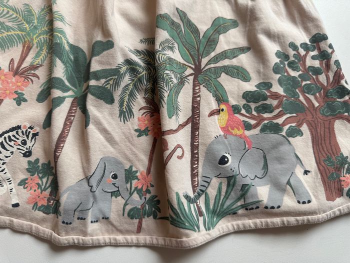 Jupe beige H&M animaux 8 ans - photo numéro 3