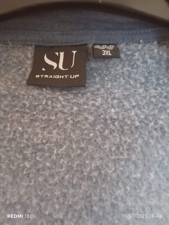 Veste Sweat bleu marine à capuche - photo numéro 3