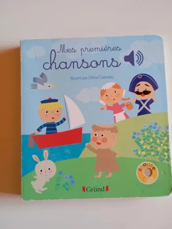 Livre sonore : Mes premières chansons