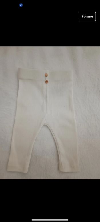 Pantalon blanc kiabi
