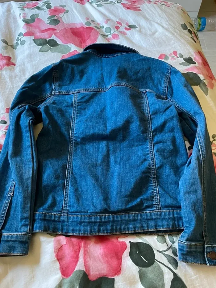 Veste en jean bleu foncée Cyrillus - photo numéro 2