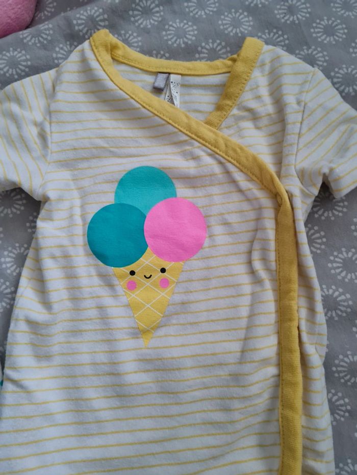 Lots de 2 bodies orchestra 3 mois - photo numéro 3