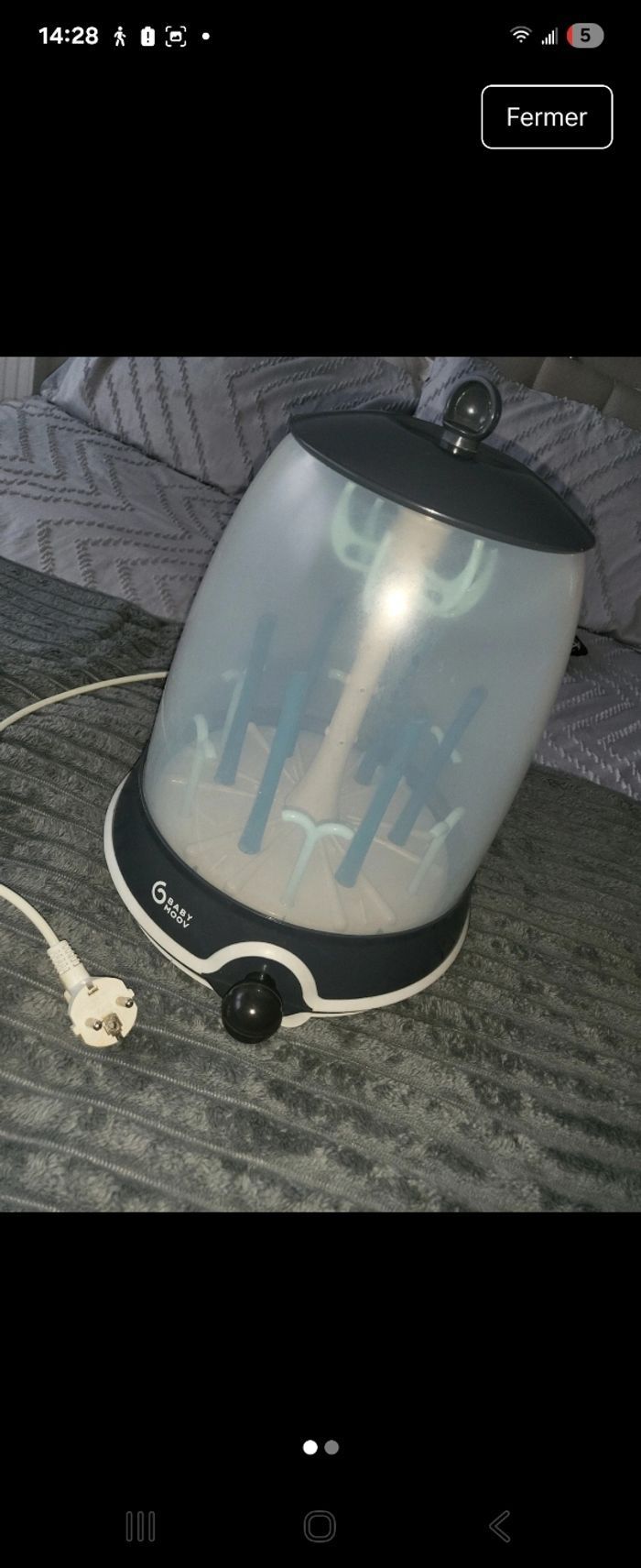 stérilisateur et égoutte biberons Babymoov Turbo Steam - photo numéro 2